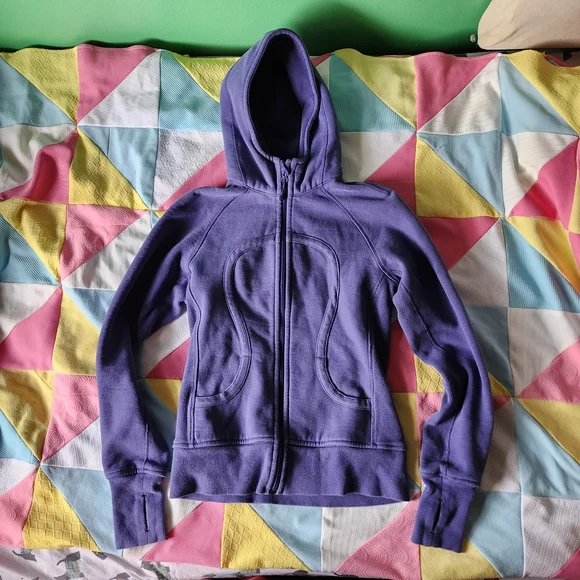 SOLD - lululemon athletica Purple Scuba Hoodie - Picture 1 of 8